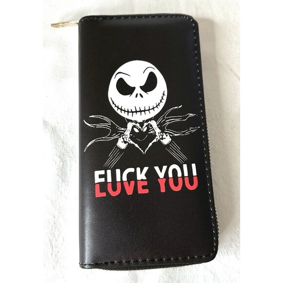 NEW! Nightmare Before Christmas Zippered Wallet Coin & Credit Card Slots Gift - Picture 1 of 15